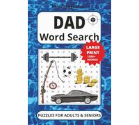Dad Word Search Puzzle Book: Men Word Search Puzzles Large Print: 1500+ Relaxing Word Find Puzzle Book For Adults & Seniors, Large Print Word Search ... | Gift for Vacation, Holidays and Free Time