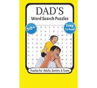 Dad Word Search Puzzle Book: Relaxing Puzzles for Dads and sons | 50+ Fun Word Searches for Family Bonding and Memory Games