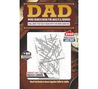 Dad Word Search Puzzles for Seniors - Large Print Activity Book for Adults: Engaging Word Games, Brain-Boosting Challenges, Word Find Puzzles, ... & Relax - Perfect Gift for Puzzle Lovers