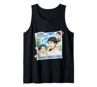 Dad You're My Hero Anime Style Camiseta sin Mangas