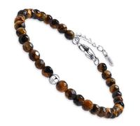 Dada Gioielli - Pulsera Mujer, idea de Regalo de Cumpleaños para Ella, 9 Piedras Naturales Genuinas para 9 Personalidades, Elija su Piedra Personalizada,