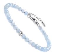 Dada Gioielli - Pulsera Mujer, idea de Regalo de Cumpleaños para Ella, 9 Piedras Naturales Genuinas para 9 Personalidades, Elija su Piedra Personalizada,