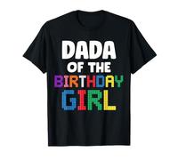 Dada of The Birthday Girl Master Builder Ladrillos Bloques Camiseta