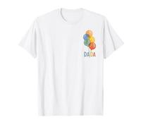 Dada of The Rainbow Globo Cumpleaños Niño Niña Familia Camiseta
