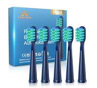 Dada-Tech Cabezales de recambio para cepillo de dientes eléctrico DT-22 - Paquete de 5 (azul duro (0,178 mm))