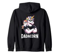 Dadacorn Cool Unicorn Dad and Kid Sunglasses Sudadera con Capucha