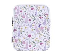 Dadanism 6-7 Pulgadas Funda Bolsa Protectora para Nuevo 7" Kindle Paperwhite y Kindle Colorsoft Signature Edition, 6" K-indle 11.ª Gen, 6" Kobo Clara BW/Colour, K-indle Oasis E-Reader, Flor Lila