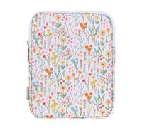 Dadanism 6-7 Pulgadas Funda Bolsa Protectora para Nuevo 7" Kindle Paperwhite y Kindle Colorsoft Signature Edition, 6" K-indle 11.ª Gen, 6" Kobo Clara BW/Colour, K-indle Oasis E-Reader, Flor Blanca