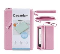 Dadanism 6-7 Pulgadas Funda Protectora de Silicona para 7" All-New Kindle Paperwhite y Kindle Colorsoft Signature Edition, 6" K-indle/K-indle Oasis/E-Reader, Rosa