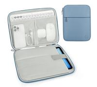 Dadanism 9-11 Pulgadas Funda Bolsa Protectora Acolchada para iPad A16 11", iPad Air/Pro 11", i-Pad 10.ª Gen/Air 5/4 10,9", i-Pad 9/8/7.ª Gen 10,2", Galaxy Tab A9+ 11"/S10 Lite, Tab M11 11", Azul