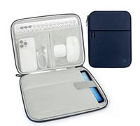 Dadanism 9-11 Pulgadas Funda Bolsa Protectora Acolchada para iPad A16 11", iPad Air/Pro 11", i-Pad 10.ª Gen/Air 5/4 10,9", i-Pad 9/8/7.ª Gen 10,2", Galaxy Tab A9+ 11"/S10 Lite, Tab M11 11", Índigo