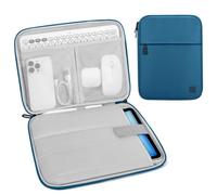 Dadanism 9-11 Pulgadas Funda Bolsa Protectora Acolchada, Pavo Real Azul