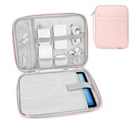 Dadanism 9-11 Pulgadas Funda de Viaje Acolchada para iPad 10ª Gen. 10,9″, iPad (A16) 11″ 2025, Nuevo i-Pad Air/Pro 11″, i Pad 9/8/7ª 10,2″, i Pad Air 5/4, Galaxy Tab A9+ Plus 11″, Rosa