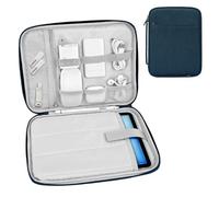 Dadanism 9-11 Pulgadas Funda de Viaje Acolchada para iPad 10ª Gen. 10,9″, iPad (A16) 11″ 2025, Nuevo i-Pad Air/Pro 11″, i Pad 9/8/7ª 10,2″, i Pad Air 5/4, Galaxy Tab A9+ Plus 11″, Azul