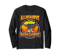 Dadasaurus Allosaurus Dinosaur Dad Dinosaurs Lover Fathers Manga Larga