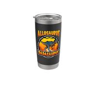 Dadasaurus Allosaurus Dinosaur Dad Dinosaurs Lover Fathers Vaso térmico de acero inoxidable de doble pared