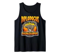 Dadasaurus Diplodocus Dinosaur Dad Dinosaurs Lover Fathers Camiseta sin Mangas