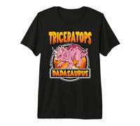 Dadasaurus Triceratops Dinosaur Dad Dinosaurs Lover Fathers Camiseta Premium