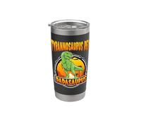 Dadasaurus Tyrannosaurus Rex Dinosaur Dad Dinosaurs Fathers Vaso térmico de acero inoxidable de doble pared