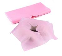 DADAWU Sábana de cama desechable, sábana no tejida, impermeable y a prueba de aceite, para salón de belleza, spa, tatuaje, mesa de masaje, hoteles, 20 piezas (fundas faciales de masaje, 100 rosas)