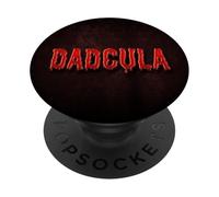 Dadcula Texto Papá Vampiro Divertido Halloween Daddy 1 PopSockets PopGrip Adhesivo
