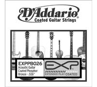 D'Addario .026 EXP Coated Phosphor Bronze Single String