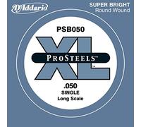 D'Addario .050 ProSteels Long Scale Single String for Bass Guitar
