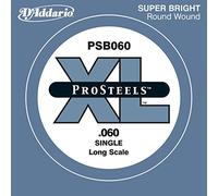 D'Addario .060 ProSteels Long Scale Single String for Bass Guitar