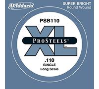 D'Addario .110 ProSteels Long Scale Single String for Bass Guitar