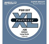 D'Addario .125 ProSteels Long Scale Tapered Single String for Bass Guitar