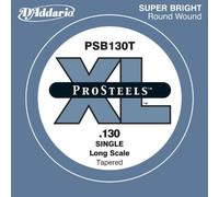 D'Addario .130 ProSteels Long Scale Tapered Single String for Bass Guitar