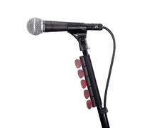 D'Addario Accesorios Soporte para púas de micrófono, soporte para púas de guitarra para soportes de micrófono, capacidad para 10 púas de guitarra de cualquier calibre y tamaño