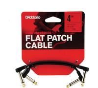 D'Addario Flat Patch Cable 10 cm Angulado - Angulado Cable de conexión