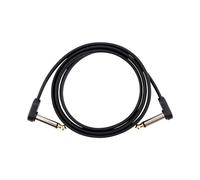 D'Addario Cable de conexión para guitarra, cable para pedalera, serie personalizada, tapones de punta geográfica, 3 pies, extremos en ángulo recto