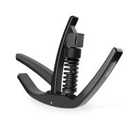 D'Addario Capo NS Artist PW-CP-10 negro con porta púa para guitarra acústica y eléctrica