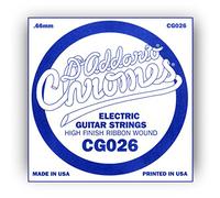 D'Addario CG026, cuerda individual de entorchado plano para guitarra eléctrica, .026
