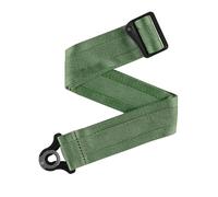 D'Addario Correa de guitarra de bloqueo automático, accesorios acústicos y eléctricos, correas de bloqueo fáciles de usar, utiliza botones existentes, polipropileno tejido, verde