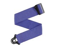 D'Addario Correa de bloqueo automático para guitarra, accesorios acústicos y eléctricos, correas de bloqueo fáciles de usar, utiliza botones existentes, polipro, color morado