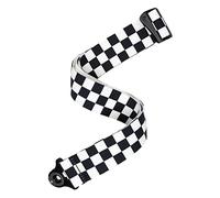 D'Addario Auto Lock Guitar Strap, Skater Checkerboard