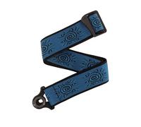 Correa de guitarra D'Addario con cierre automático - Accesorios para guitarra acústica y eléctrica - Correas de guitarra con cierre automático fáciles de usar - Sol vintage, azul