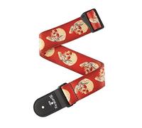 D'Addario Accessories Guitar Strap - Guitar Accessories - Electric Guitar Strap, Acoustic Guitar Strap, Acoustic Electric Guitar Strap & Bass Guitar Strap - Alchemy - Live Life Skull