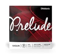 D'Addario Cuerda individual Re para violín Prelude, escala 4/4, tensión media.