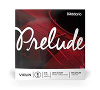 Cuerda individual Mi para violín Prelude de D'Addario, escala 3/4, tensión media.