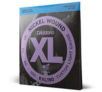 D'Addario Cuerdas Bajo Electrico - EXL190, Ligero personalizado, 40-100, Escala larga