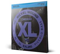 D'Addario Cuerdas Bajo - Cuerdas Bajo Electrico Cuerdas - EXL280 - Piccolo Bass, 20-52 - Escala Larga, Long Scale