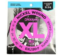 D'Addario Cuerdas de guitarra EXL120-7 Super Light