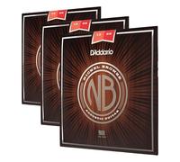 D'Addario Cuerdas Guitarra Acustica | Cuerdas de Guitarra | Cuerdas de Guitarra Acustica |Juego De Cuerdas Acústicas, Medium 13-56 (Paquete de 3)