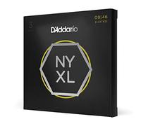 D'Addario NYXL0946-P Nickel Wound Electric Guitar Strings, Super Light Top / Regular Bottom, 9-46, 3 Sets
