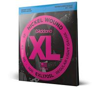 D'Addario Cuerdas para Bajo Eléctrico XL Nickel 45-100, Escala Súper Larga