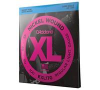 D'Addario Cuerdas para Bajo Eléctrico XL Nickel 45-100, Juego de 4 Cuerdas | Las cuerdas para bajo eléctrico XL Nickel ofrecen tono brillante, sensación uniforme y gran durabilidad.